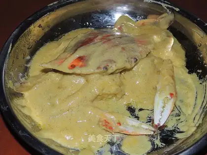Curry crabs