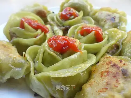 Rose dumplings