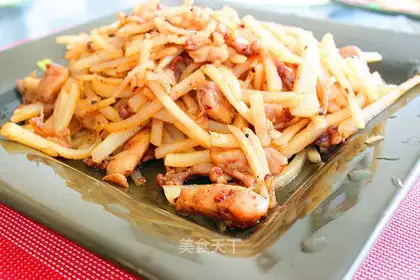 Spicy potato chicken