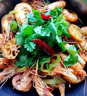 Spicy shrimp