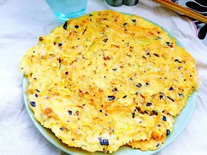Carrot eggcake