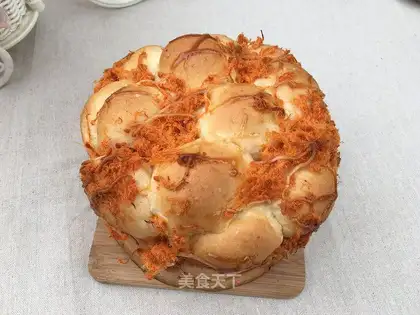 Meat pine toast