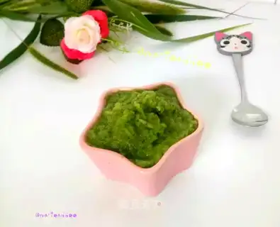 Baby eats cucumber mud