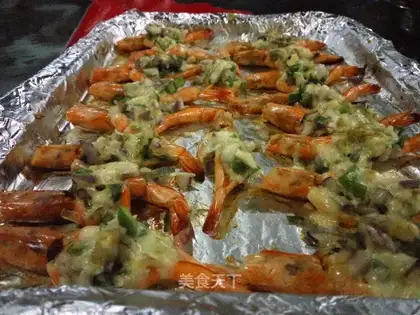 Cheese and shrimp