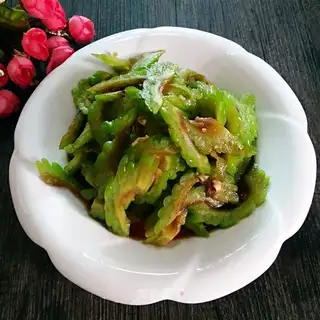 A cold, bitter melon
