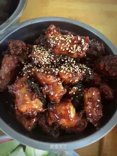Red chicken neck