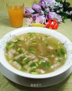 Squeeze meat soup