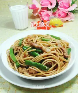 Pork bean noodles