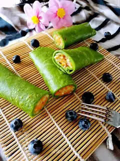 Emerald egg burrito