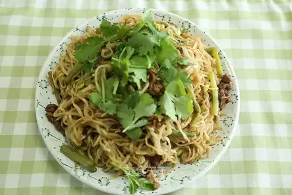 Steam noodles