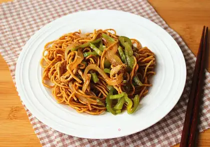 ♪ Hot pepper sauce noodles ♪