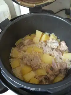 Tasty steak potato rice