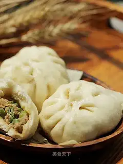 Four season bean pork buns