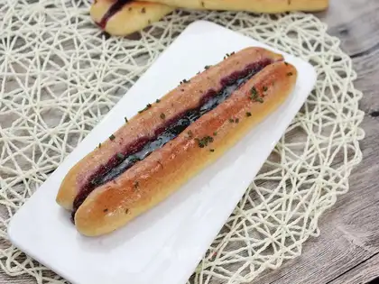 All wheat blueberry bread