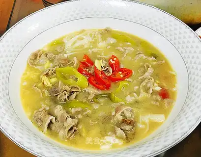 Sour soup, fat cow