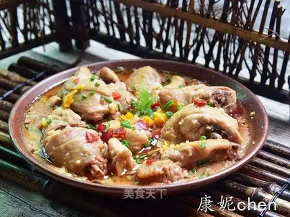 Steam chicken