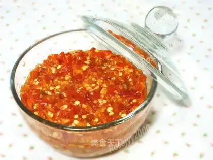 It's a homemade pepper chop