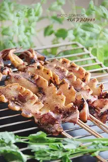 Roasted squid