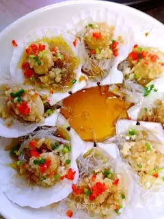 Garlic scallops