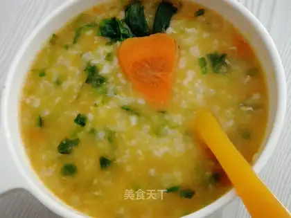 Carrot bone and soup
