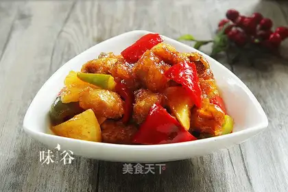 Sweet pineapple ribs