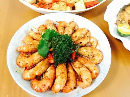 Fried shrimp