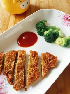 Porridge pork chops