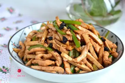 Cream pepper tofu dry