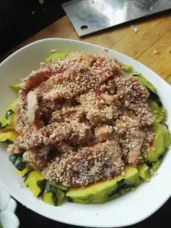 Pumpkin powdered meat