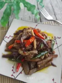 Spicy pork and eggplant
