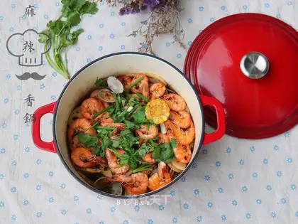 Spicy boiled shrimp