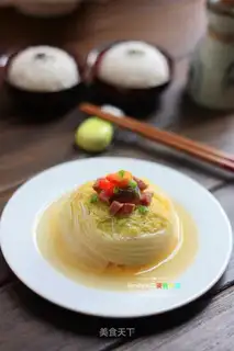 We'll have soup and doll food