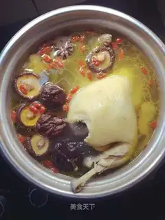 Chicken stew mushrooms