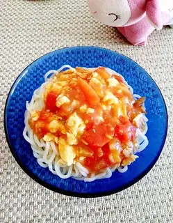Tomato egg noodles