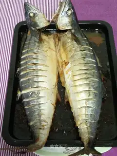 Roasted mackerel