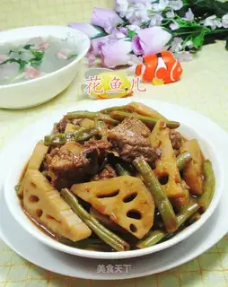 Bean Lotus cooks ribs