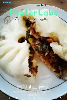 Plum bean buns