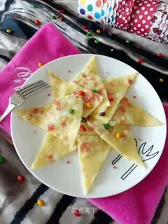 Rounded ham eggcake