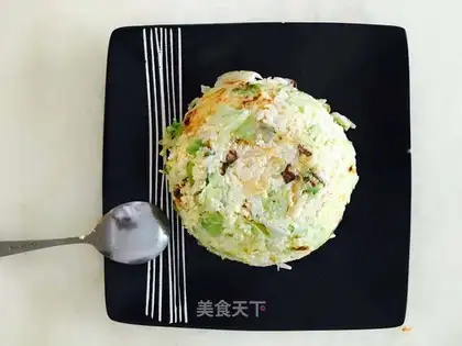 ♪ Blue egg fried rice ♪