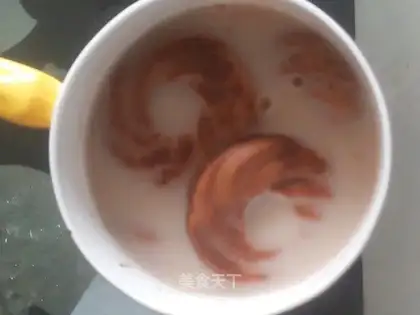 The potted milk tea has been modified