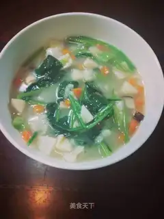 Vegetable pasta soup