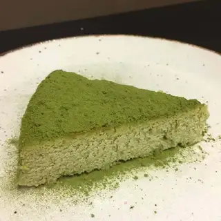 Japanese green tea cheesecake