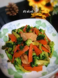 Fried broccoli