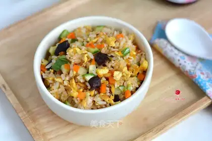 Frozen sauce, egg fried rice