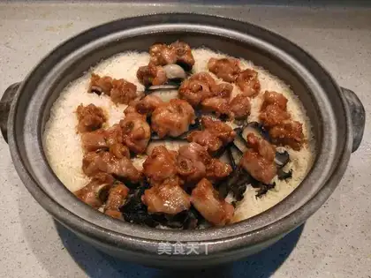 Abalone pork and rice