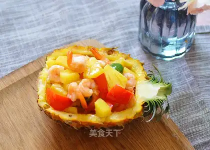 pineapple shrimp ball