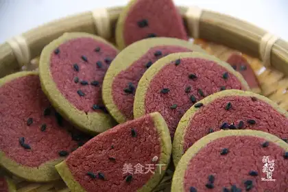 Watermelon cookies