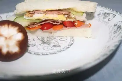Homemade sandwiches