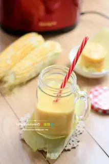 Cream corn juice + tacos