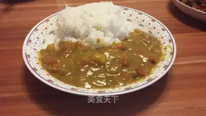 Delicious curry beef